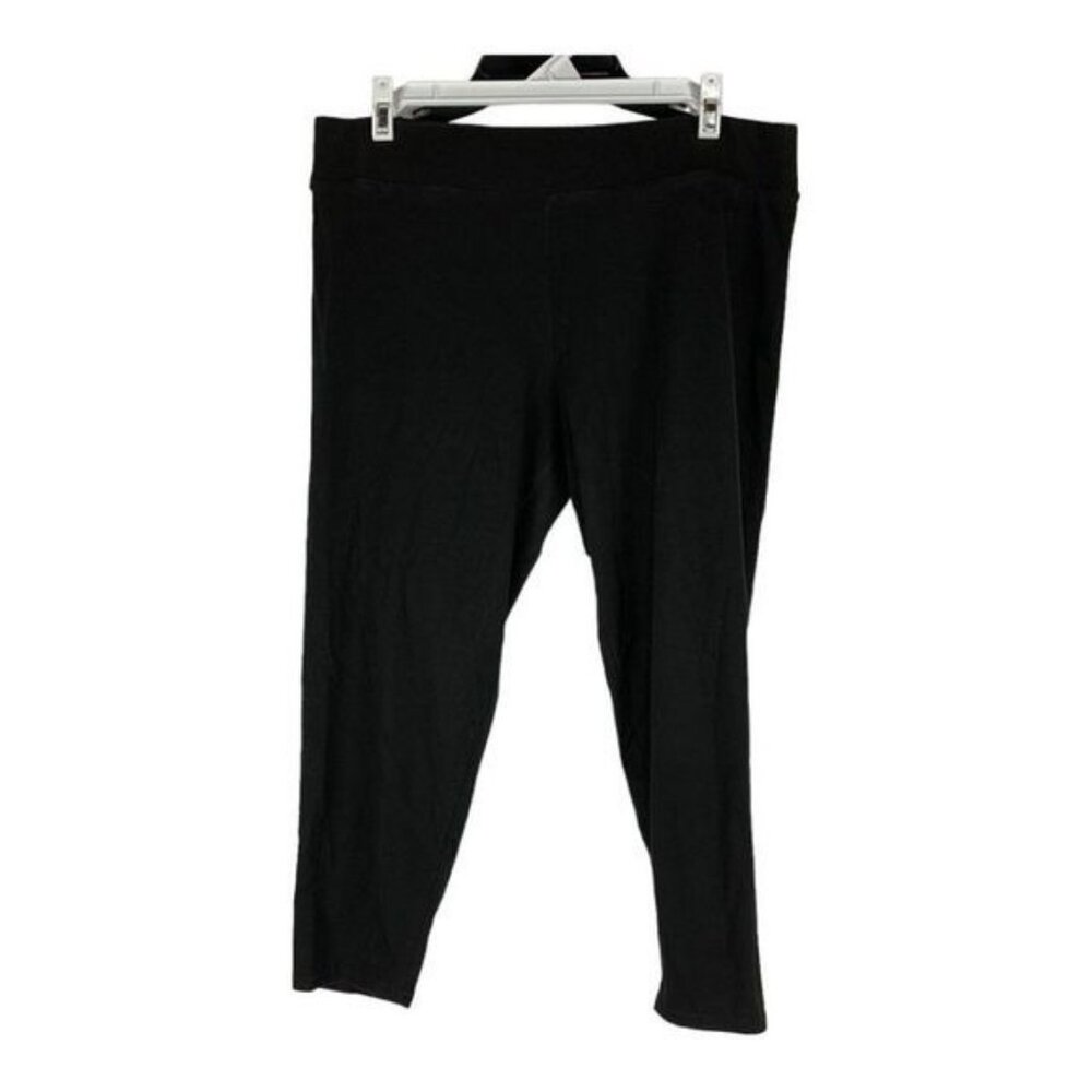Gap Black Womens Cotton/Spandex Leggings Size Large